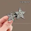Pinza para el Cabello de Pato con Estrella de Pedrería para Niñas, Pinza Lateral para Flequillo, Pasador para la Frente, Pasador para Cabello Suelto, Accesorio para el Cabello de Niñas