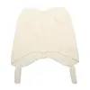 Chapéu de Lã para Outono e Inverno, Chapéu de Tricô Super Fofo Estilo Gato com Tiras, Versátil, Quente, Chapéu Protetor de Orelhas, Atacado Personalizado