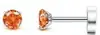 Pendientes de Acero Inoxidable con Temática de los Doce Signos del Zodiaco, Pendientes Redondos de Circonita, Fabricante Mayorista de Joyería Sencilla