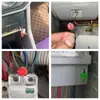 Selagem Plástica Giratória Pequeno Orelha Selo de Chumbo Descartável Selo de Bomba de Combustível Selo de Hidrômetro Instrumento Selo de Chumbo Antifurto Selagem