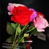 Rosa luminosa artificial Día de Qixi Día de San Valentín Día de la Madre Día del Maestro luz LED rosa puesto de regalo mercado nocturno