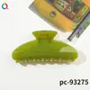 Qiyue 2026 Modelo Nuevo Pinza para el Cabello de PC con Pintura en Spray UV de Alta Gama, Pinza de Garra Grande para Recogido en la Parte Trasera de la Cabeza, Accesorio para el Cabello Tipo Pinza de Tiburón para Mujeres