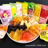 Série de Frutas Secas Dedizai Morangos Secos, Manga Seca, Figos Secos, Pêssegos Amarelos Secos, Etc. Pacote de 2,5 kg