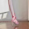 Hermosas Sandalias Romanas Enroscadas con Forma de Serpiente de Pedrería 2026 Nuevos Tacones Altos de Fiesta Estilo Hada con Encaje y Flores Adornados con Diamantes