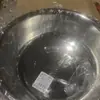 Bacia de Aço Inoxidável 304 Espessa Redonda para Lavar Vegetais Bacia para Misturar Massa Bacia Doméstica Não Magnética para Lavar o Rosto 30-40cm Cozinha Comercial