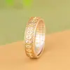Rey Ciervo Dorado Plata Pura Chapado en Oro Corazón de Dinero Grande Sutra del Corazón Anillo Abierto con Superposición Diseño de Nicho Anillo Ajustable Joyería para Hombres y Mujeres Accesorios de Plata