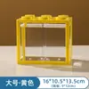 Contenedor de Bloque de Construcción Acrílico en Forma de Caja para Acuario, Pequeño Paisaje Micro de Alta Transparencia para Escritorio de Oficina o Sala de Estar, Decoración Creativa, Apilable