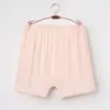 Pantaletas de Color Sólido Finas de Verano para Mujer, Pantalones Cortos tipo Boxer para Mamá, Talla Grande Holgados Transpirables para Adultos Mayores, Calzoncillos tipo Boxer para Mayores