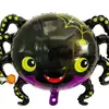 Variedade de balão de alumínio de Halloween decoração de festa de Halloween cabeça de abóbora fantasma morcego gato preto layout de balão
