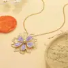 Nuevo Anillo de Flor Tridimensional Hueco de Doble Capa de Loto Elegante y Dulce de Venta Caliente Transfronterizo Pulsera Aretes Collar