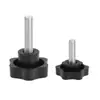 Tornillos Galvanizados de Cabeza Hexagonal de Giro Manual #25 #32, Tornillos con Mango de Cabeza de Plástico, Pernos con Mango de Perilla de Cabeza de Plástico