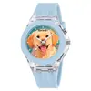Reloj Momentum de Silicona Luminoso para Escuela Primaria Cuarzo con Manecillas Dibujos Animados Digital para Niños Suministro Transfronterizo Venta al por Mayor