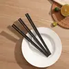 Ébano Estilo Chino Nuevo Palillos Redondos de Madera Palillos Chinos Palillos Domésticos Palillos de Madera Domésticos Palillos de Regalo Listos para la Venta