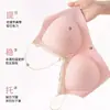 Venda Direta de Fábrica de Roupas Íntimas de Renda Floral Doce Populares Transfronteiriças, Push-Up para Seios Pequenos, Suporte Macio, Sutiã Beauty Back Sem Fio