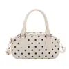 Bolso de Mano de PU de Moda 2026 Nuevo Bolso de Hombro Único Textura Bolso de Hombro de Moda Lunares Elegante Bolso Cruzado Bolso de Mujer