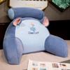 Nueva almohada de felpa de conejo de dibujos animados para mesita de noche, sofá, oficina, cojín de cintura lindo, almohada para la cintura, almohada para dormir