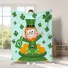Nuevo St de Venta Caliente Transfronterizo Amazon Temu. Manta del Día de San Patricio Manta Navideña Manta de Regalo Festivo