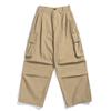 Calça Ami Kaji Cor Sólida Multi-Bolsos Marca de Moda de Rua Masculina Calça Larga Solta Calça Reta Casual