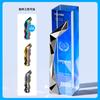 Trofeo de cristal creativo con impresión a color HD para partidos de fútbol y baloncesto. Trofeo para un excelente equipo. Venta al por mayor.