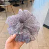 Scrunchie de Organza con Estampado de Leopardo Grande Atmosférico para Peinados de Moño, Lazo para el Cabello Dulce y Fresco de Chica Picante, Accesorio para el Cabello de Cola de Caballo