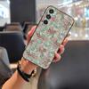 Para funda de teléfono móvil Samsung juvenil silicona a prueba de polvo tendencia nuevo grafiti lujo divertido borde completo digital mujeres