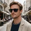 Nuevas gafas de sol cuadradas europeas y americanas para hombre, gafas de sol polarizadas con protección UV para conductores