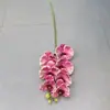 Flor Artificial Phalaenopsis Souvenir Película de Impresión 3D Alta Calidad Phalaenopsis Rizado Estilo Decorativo Exquisito Boda
