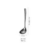 Cuchara Sopera Gruesa para Hogar de Acero Inoxidable 304 Cuchara Creativa para Olla Caliente Colador Cuchara Sopera de Cocina Cuchara para Sopa