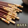 Palillos de Madera Shishi Ruyi para Uso en Casa Estilo Chino Antideslizantes Madera Natural Cabeza Redonda Cuadrada A prueba de Moho Antibacterianos Antideslizantes Resistencia a Altas Temperaturas