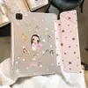 Funda protectora Pink Starry Little Jade para tablet iPad Pro 11/13 pulgadas, mini linda y antideslizante