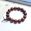 Pulsera de Cuentas de Palosanto de Hoja Pequeña 108 Hombres y Mujeres Material Viejo Arena de Sangre Sándalo Lleno de Venus 2.0 Pulsera de Madera de Sándalo Cuentas del Rosario