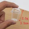 Tamaño pequeño PVC Madera Artificial Salvado Taza Taza para Sundae de Helado Contenedor DIY para Comida y Juego Casa de Muñecas Mini Taza de Plástico Accesorios