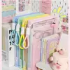 Bolsa de Documentos Asa Cremallera Papel de Prueba Carpeta Mochila Estudiante Dibujo Animado Transparente A4 Cáscara Dura Tarea Examen Almacenamiento