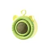 Pelota giratoria de hierba gatera para gatos, bola de hierba gatera para montar en la pared para gatitos y gatos adultos, para limpieza dental, aliento fresco, juguete de autoentretenimiento