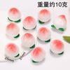 Paisaje en Miniatura Simulación Frutas Luminosas Verduras Comida Juguete Figura de Resina Pinza para el Cabello Decoración DIY Accesorios Figura Pequeña Tridimensional
