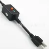 Cable de alimentación de enchufe para calentador de agua eléctrico Cable de alimentación de enchufe dividido con protección contra fugas europea Cable de alimentación con protección contra fugas 16A