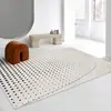 Manta para el hogar Nuevo estilo Lujo ligero Moderno Simple Sala de estar Sofá Mesa de centro Manta Dormitorio Comedor Alfombra Antideslizante Resistente a la suciedad