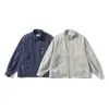 Yidao Vintage 2026 Primavera Nuevo Marca de Tendencia para Pareja Chaqueta Casual Simple de Cuello Alto para Hombre Abrigo Versátil Holgado