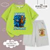 Conjunto de Camiseta de Manga Corta y Shorts de Algodón con Estampado de Verano de Moda Ropa Infantil Ins