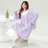 Camisola Feminina do Sudeste Asiático Primavera e Outono Pijama de Manga Comprida Solto Casual Plus Size Plus Size Roupa de Exterior Roupa de Casa