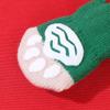Calcetines Navideños Transfronterizos para Mascotas Calcetines Navideños de Dibujos Animados de Reno para Mascotas Cubrepatas Anti-Arañazos Calcetines para Perro Calcetines Navideños de Algodón