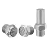 Acero inoxidable 304 cabeza plana silenciador pagoda BSL silenciador de reducción de ruido BSLM conector silencioso neumático 1 punto 2 puntos