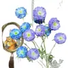 Flores Artificiais de Peônia de 6 Camadas para Decoração de Corredor de Casamento, Flores para Decoração de Salão de Casamento, Flores Artificiais de Plástico Arranjo de Flores DIY