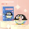 Boneca Desenho Animado Donut Blocos de Montar Urso Morango Montagem Brinquedos Educativos Infantis Presentes de Celebridade da Internet Atacado Dropshipping