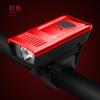 Luzes de bicicleta multi-cor usb recarregável mountain bike faróis função de exibição de energia equipamento de ciclismo faróis de bicicleta