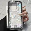 Adecuado para iPhone 17 Pro Max Mariposa Graffiti Dos en Uno Funda Protectora para Teléfono Móvil 16/15 Simple 14 Pro Elegante