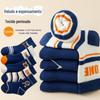 [Estilo] Meias de menina meias infantis outono e inverno menina bebê fofo Terry forradas com fleece espessadas quentes