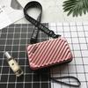 Novo Estilo Sarja FY Estilo Ocidental Bolsa Pequena Texturizada Transversal Bolsa de Ombro Maleta Bolsa de Maquiagem Bolsa de Mão Multifuncional