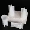 Amapola DIY Resina Donut Ola Fragancia Yeso Vela Copo de Nieve Burbuja Pino Árbol de Navidad Molde de Silicona