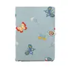 Diario de Lectura Portátil A5 Personalizado para Estudiantes, Hermoso Diario de Tapa Dura Cubierto con Tela de Mariposa, Cuaderno de Conferencias con Logo